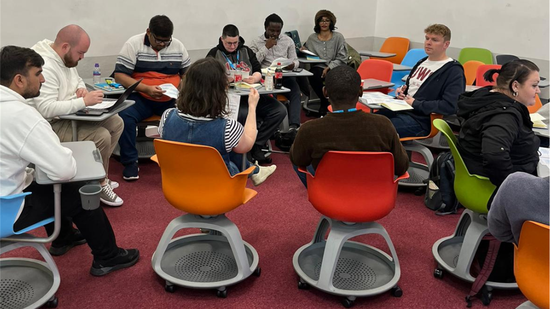 Photo of Student Reps at a meeting
