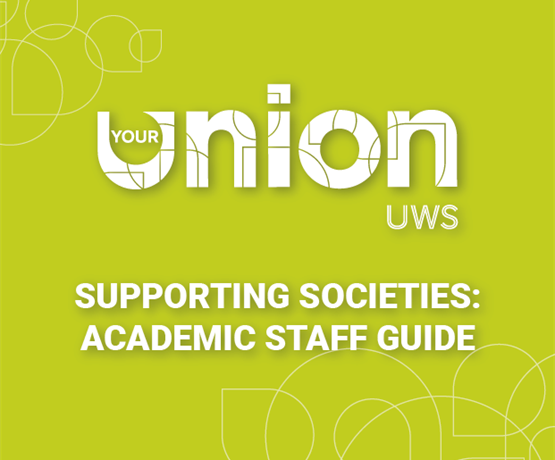 Supporting societies: academic staff guide