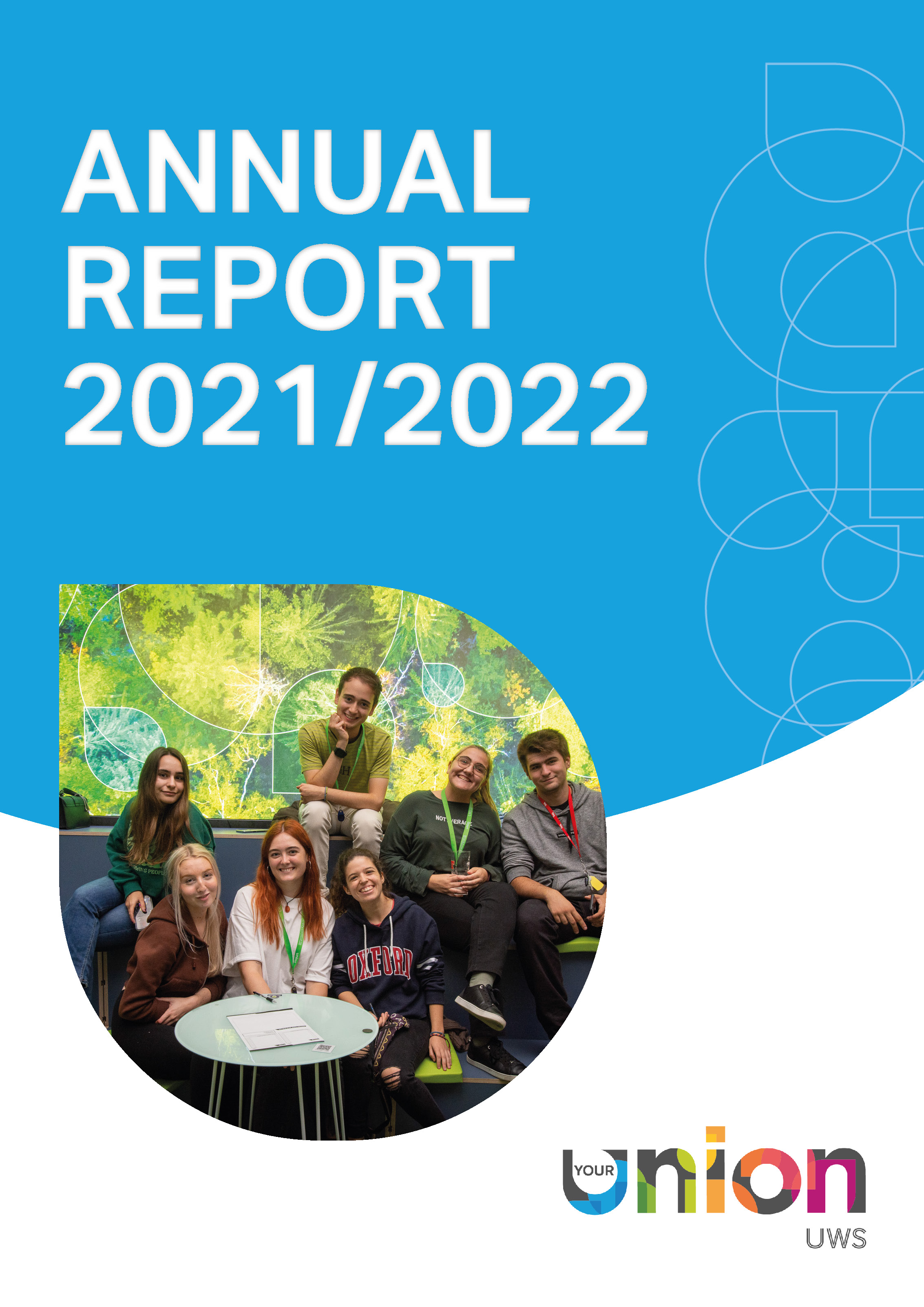 Cover page of the Annual Report 2021/2022